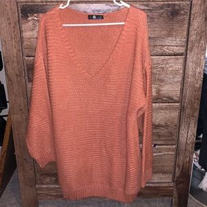 Oversized off the shoulder sweater 🍂